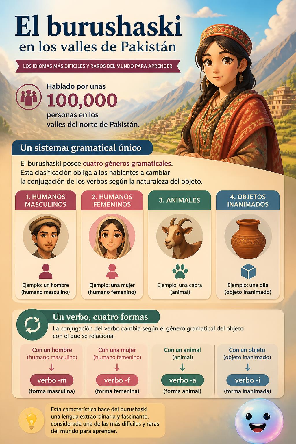 El burushaski en los valles de Pakistán
