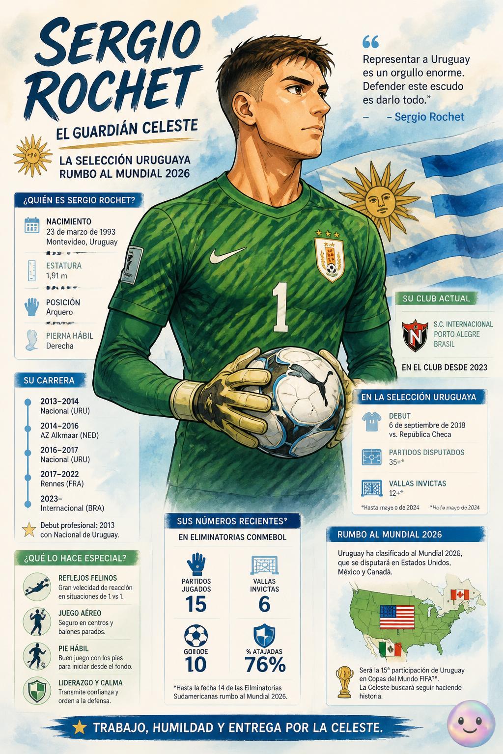 Sergio Rochet el guardián celeste