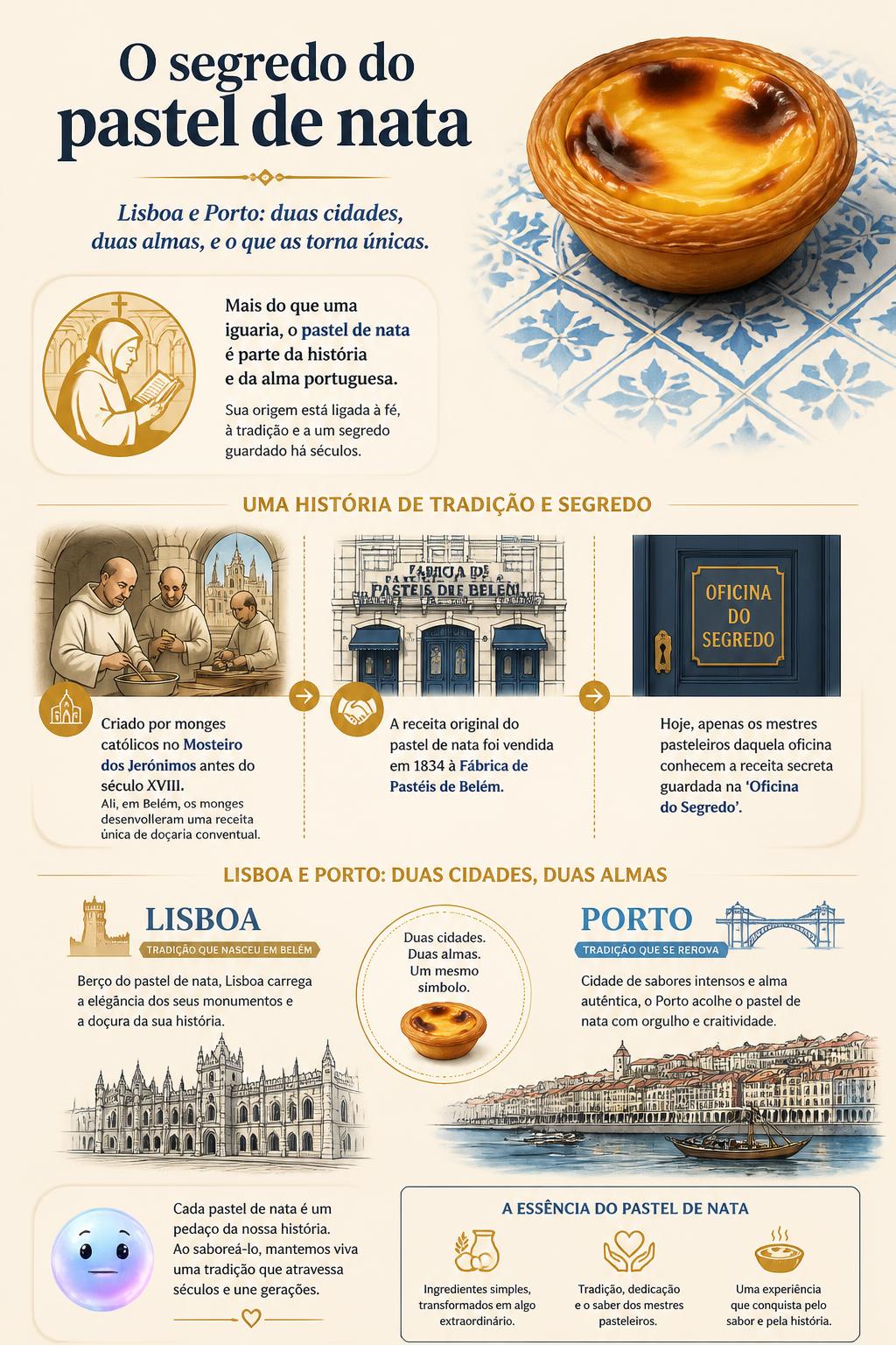 O segredo do pastel de nata