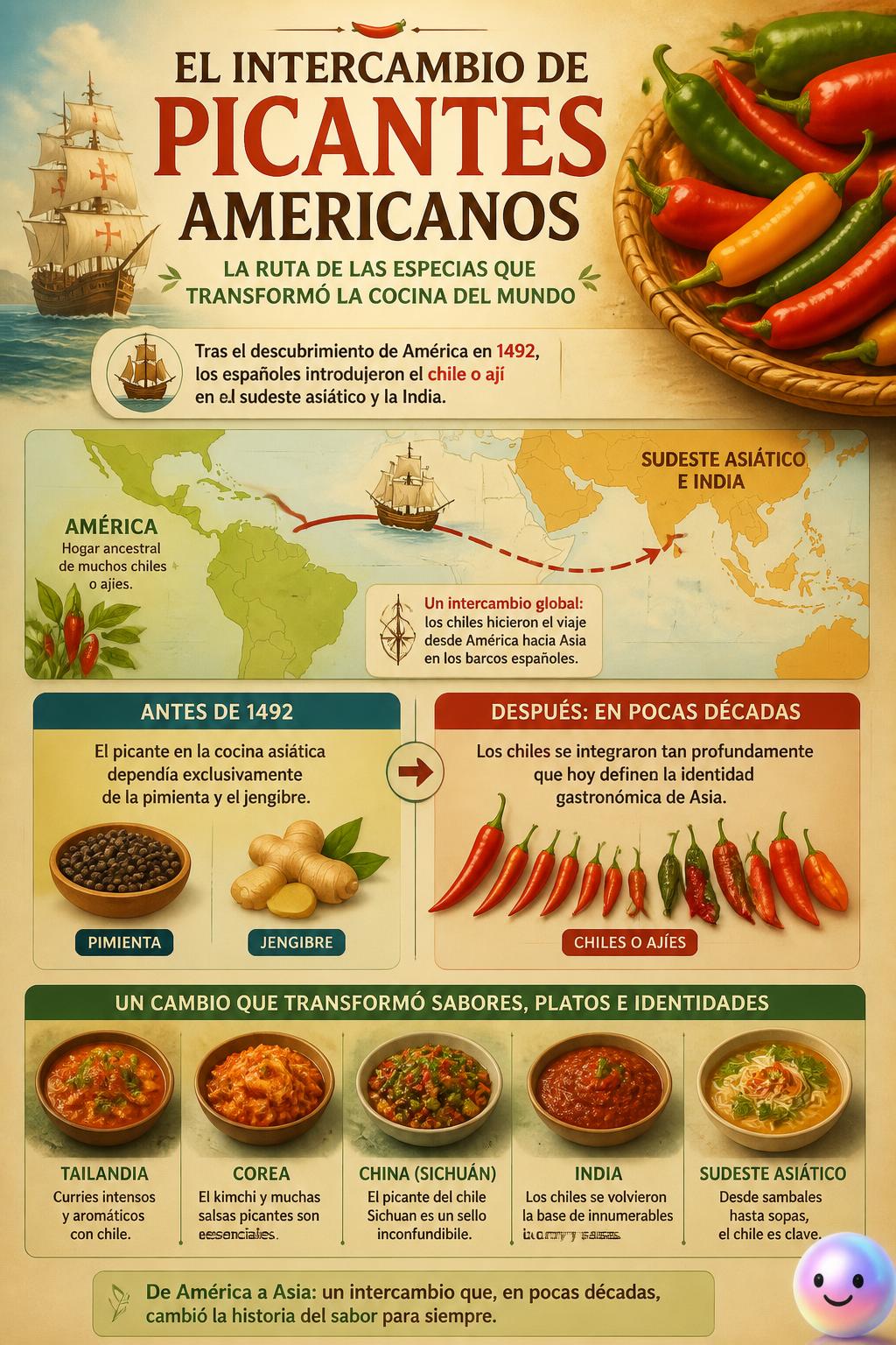 El intercambio de picantes americanos
