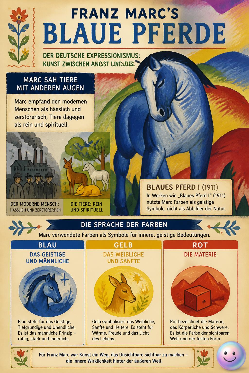 Franz Marcs blaue Pferde