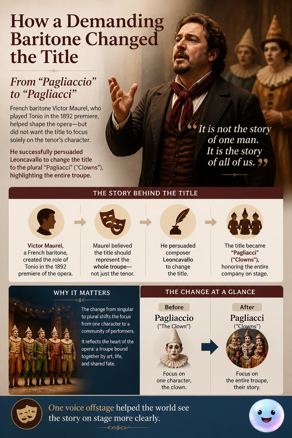How a demanding baritone changed the title