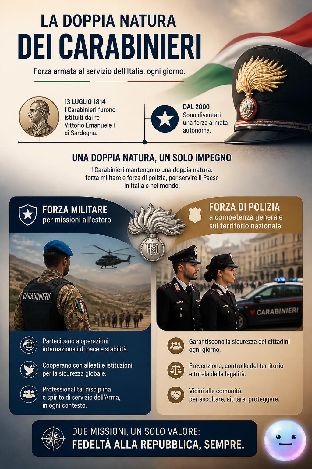 La doppia natura dei Carabinieri