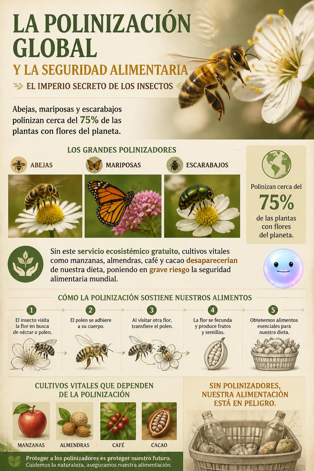 La polinización global y la seguridad alimentaria