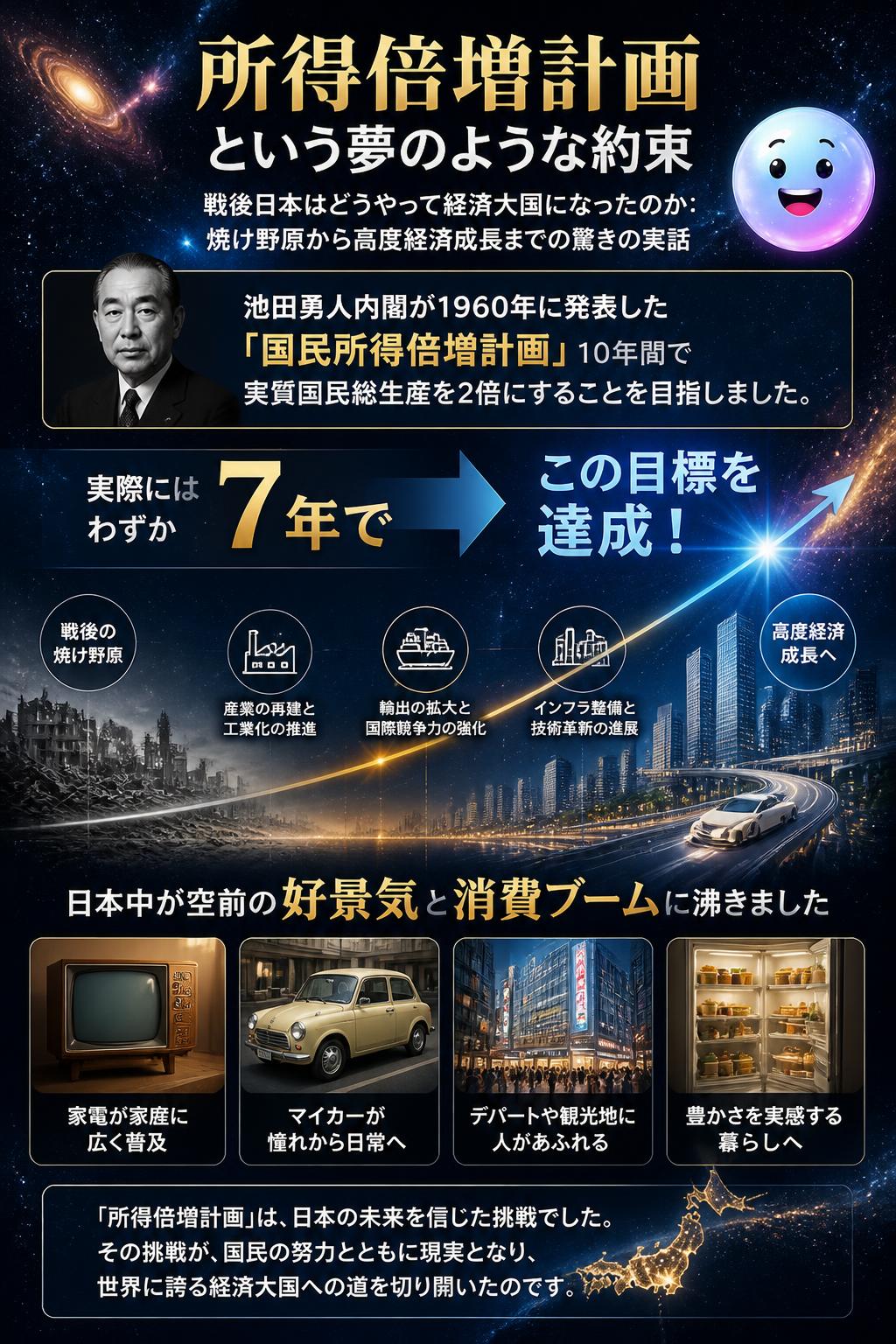 所得倍増計画という夢のような約束