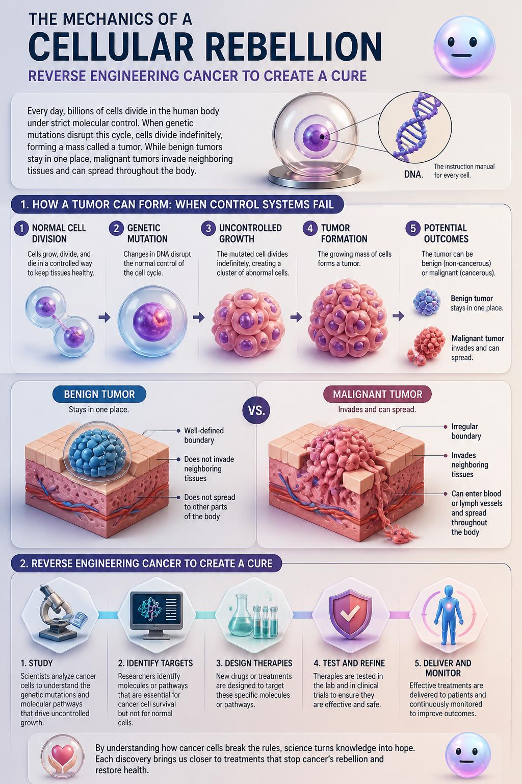 The mechanics of a cellular rebellion