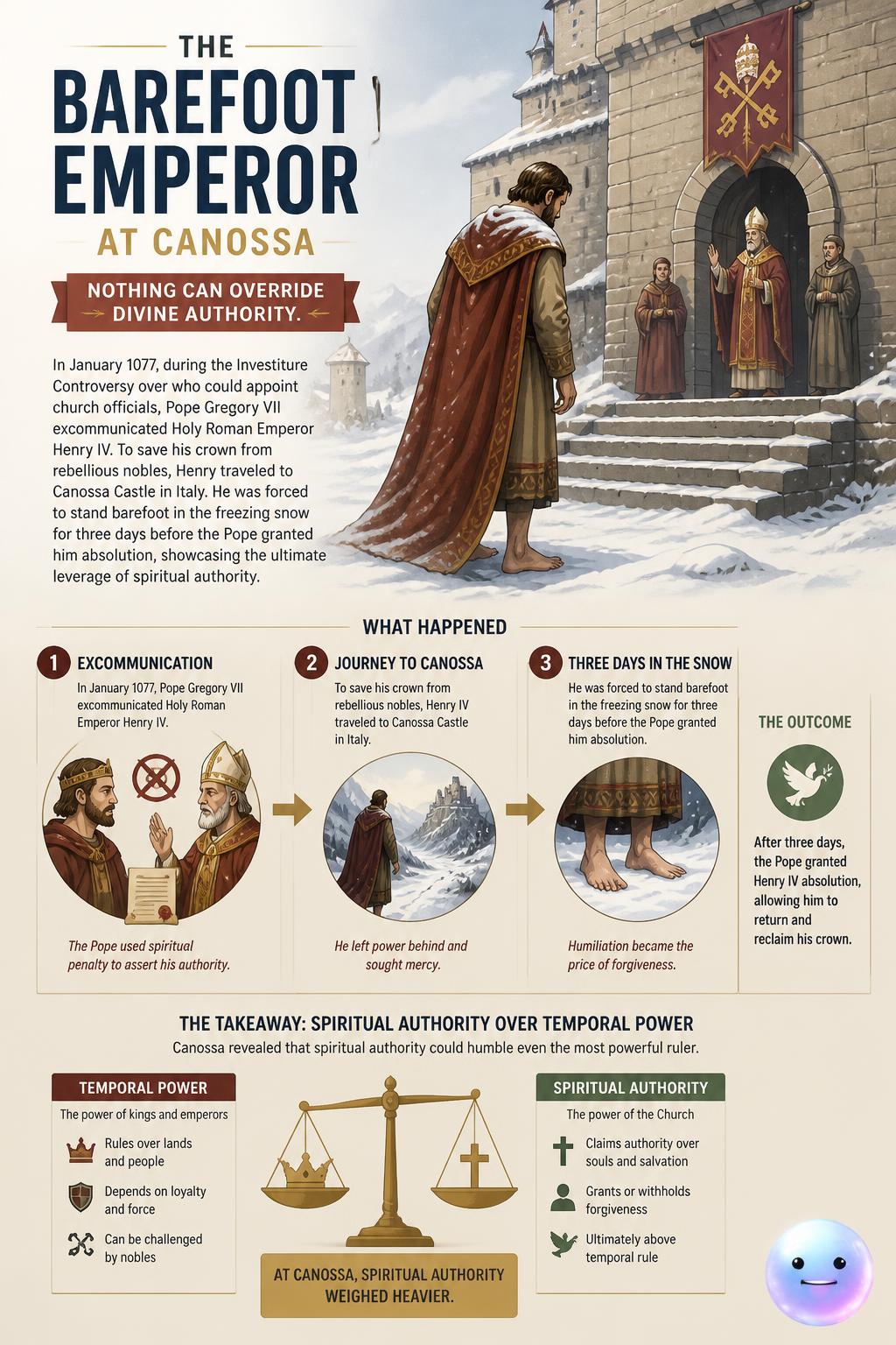 The barefoot emperor at Canossa