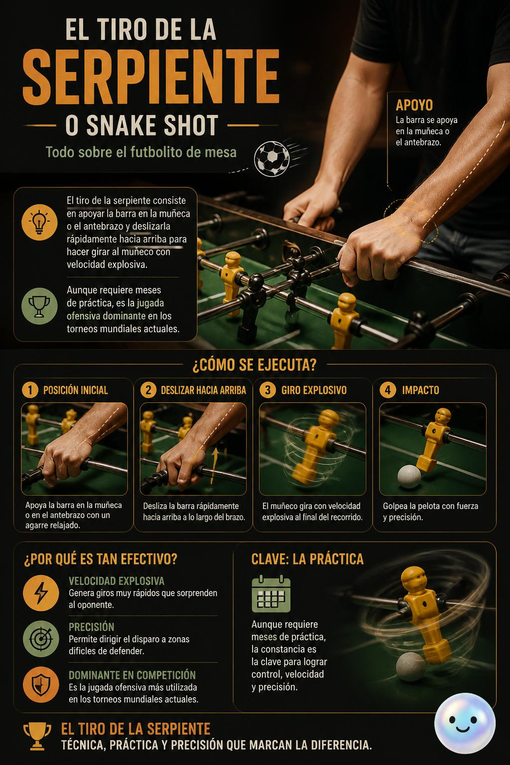 El tiro de la serpiente o snake shot