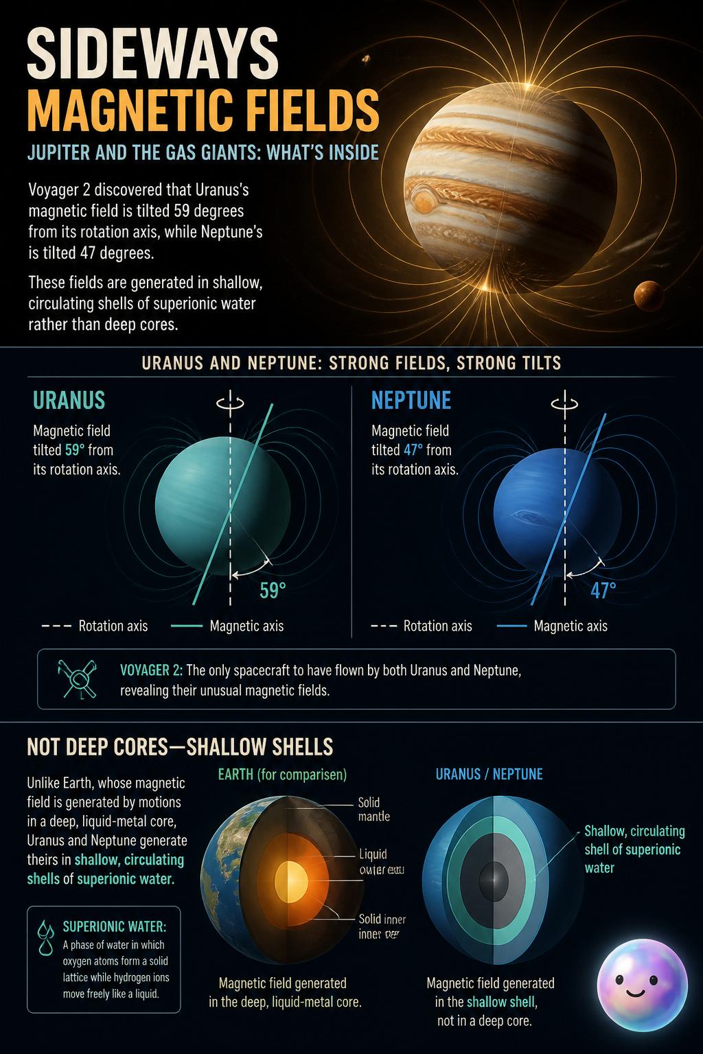 Sideways magnetic fields