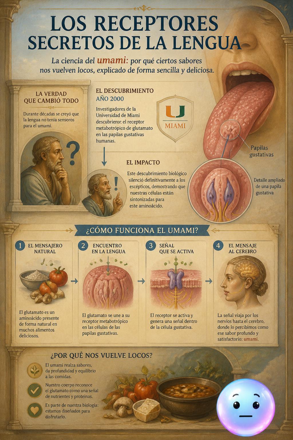 Los receptores secretos de la lengua