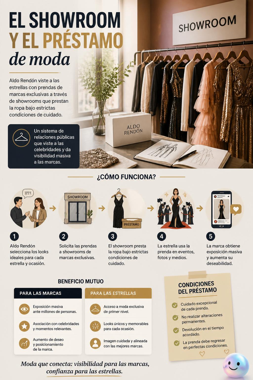El showroom y el préstamo de moda