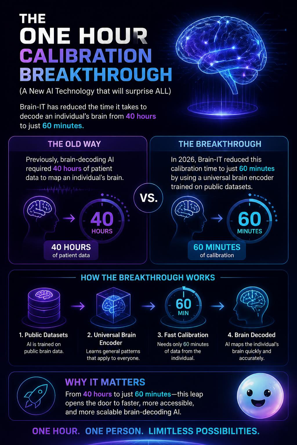 The one hour calibration breakthrough