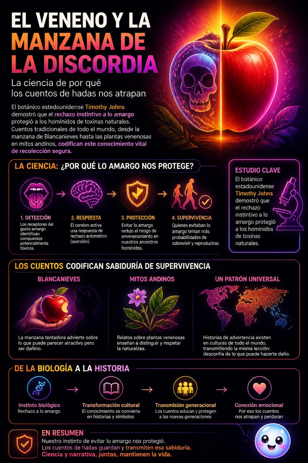 El veneno y la manzana de la discordia