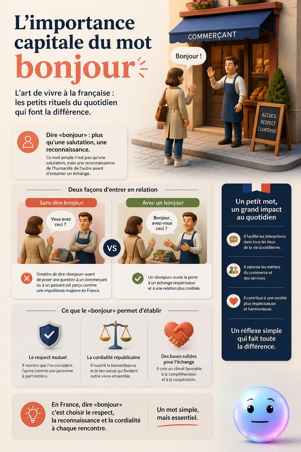 L'importance capitale du mot bonjour