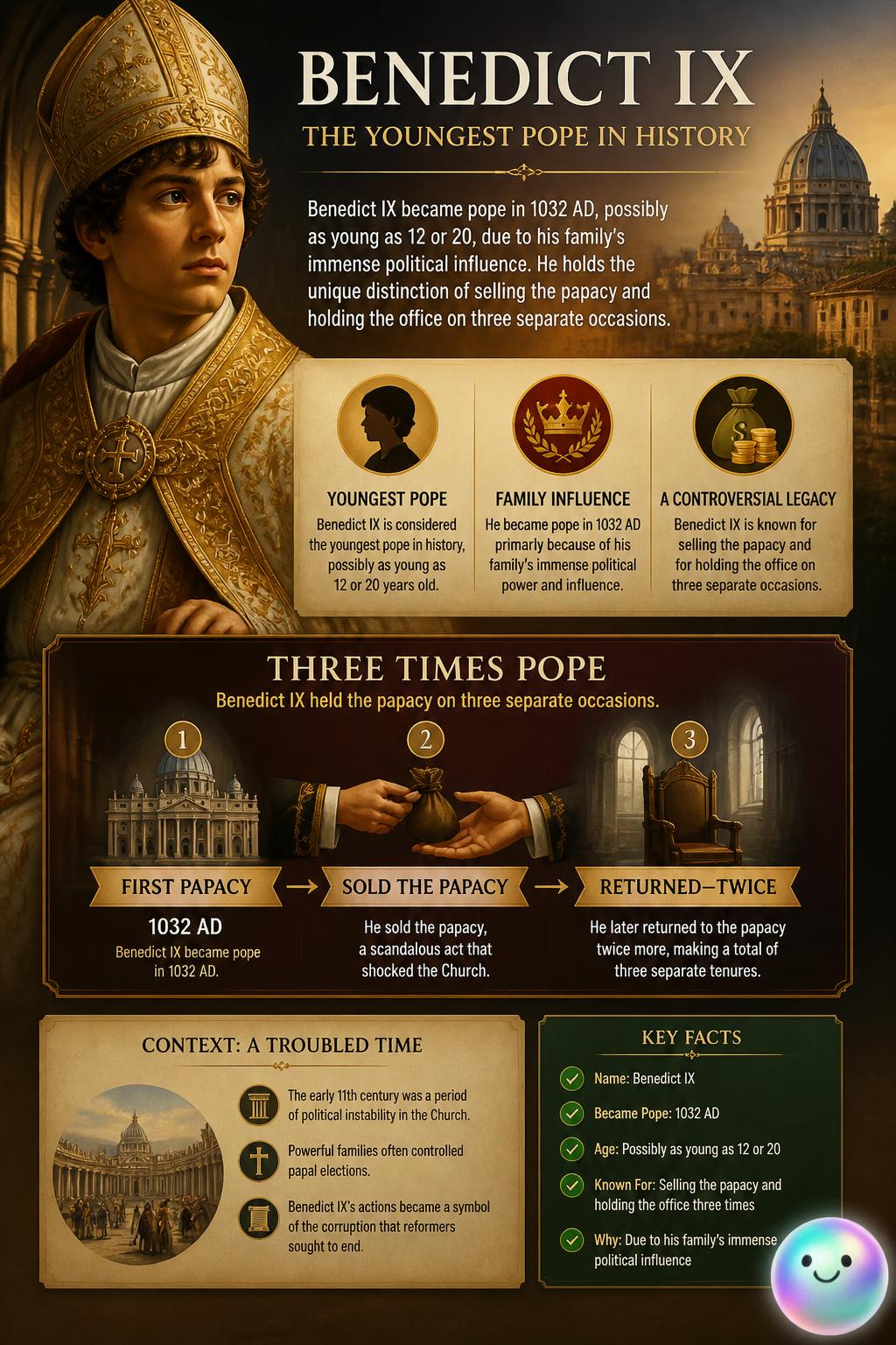 The youngest pope in history