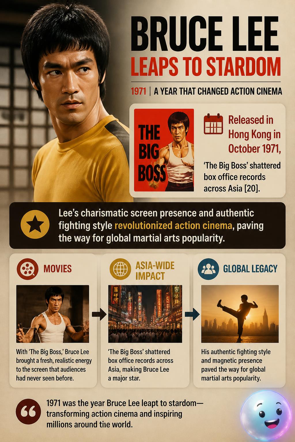 Bruce Lee leaps to stardom