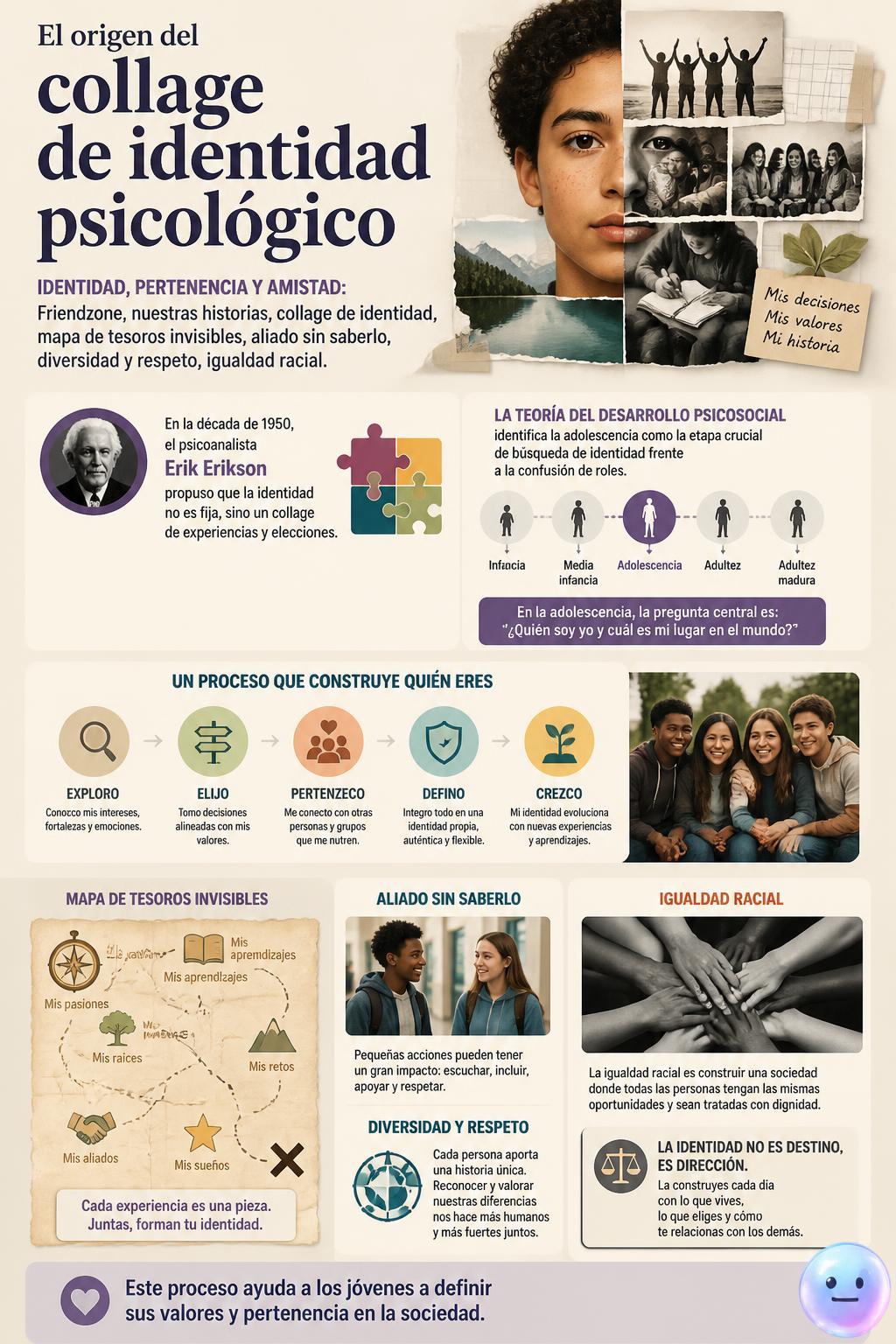 El origen del collage de identidad psicológico