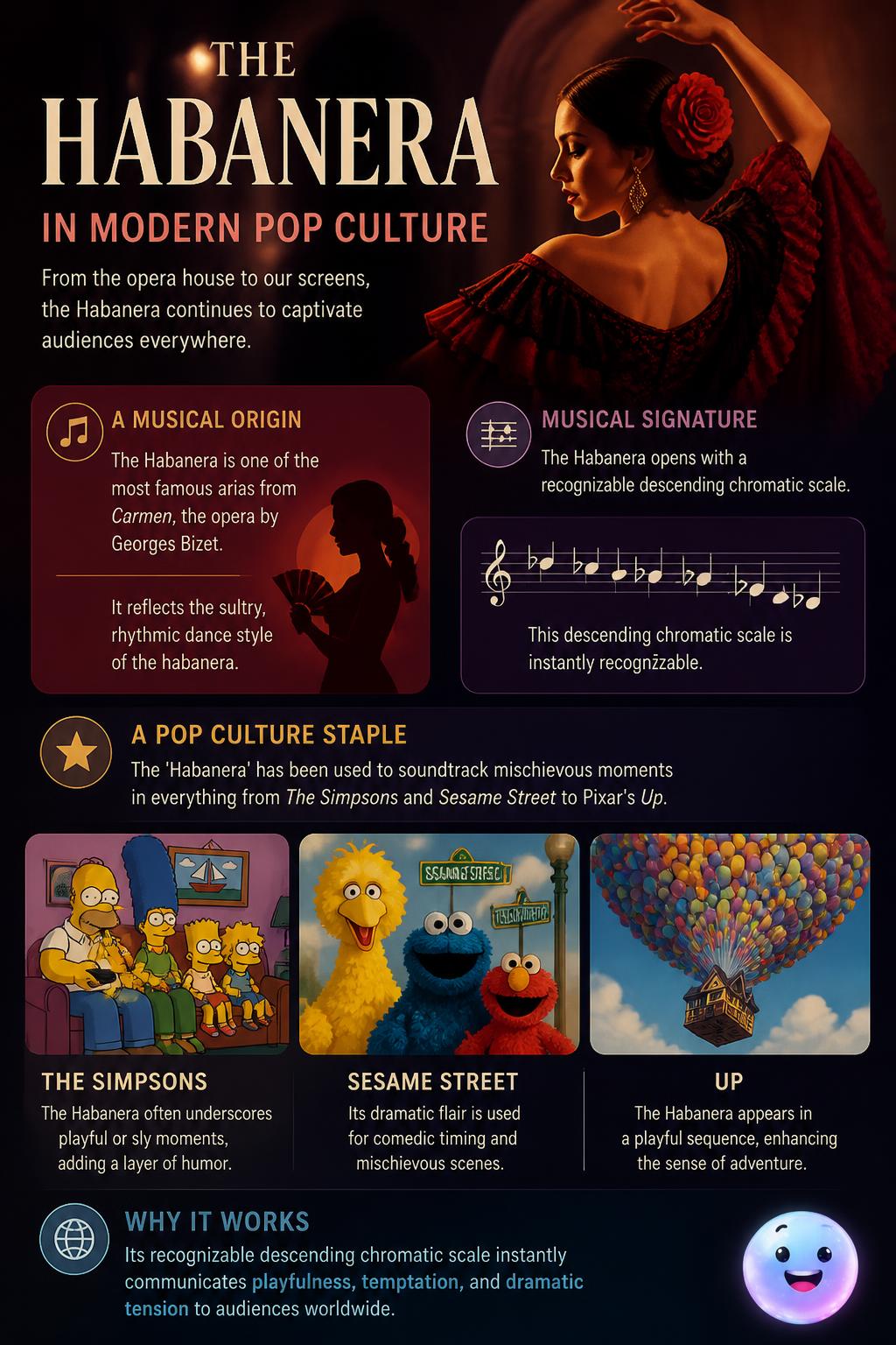 The Habanera in modern pop culture