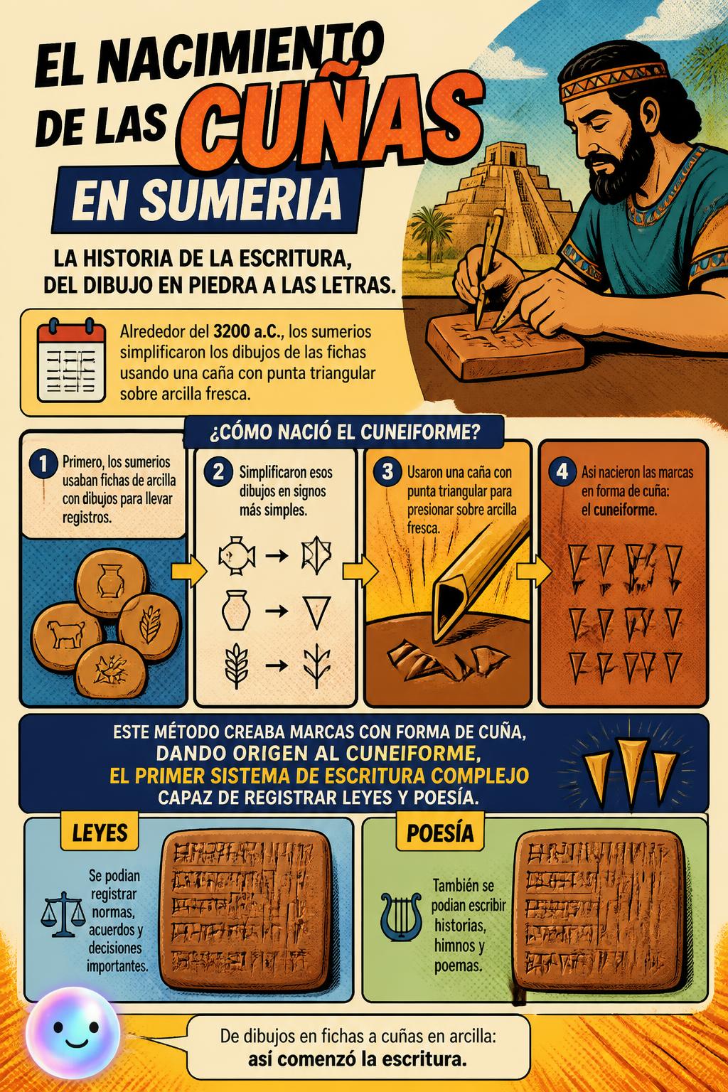 El nacimiento de las cuñas en Sumeria