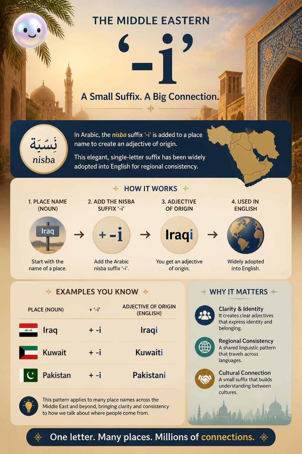 The Middle Eastern '-i'