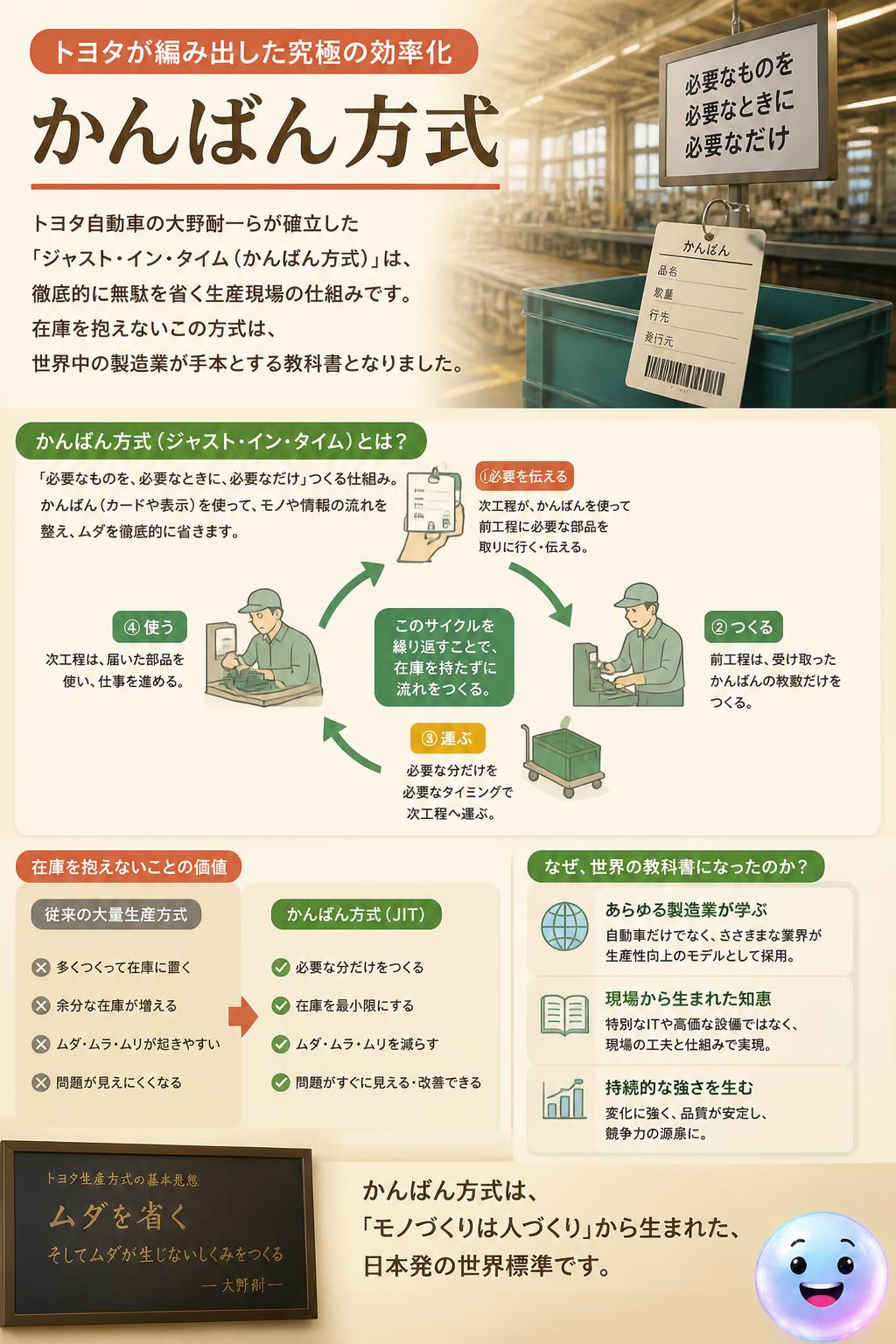 トヨタが編み出した究極の効率化「かんばん方式」