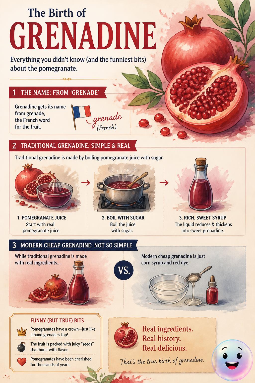 The birth of grenadine