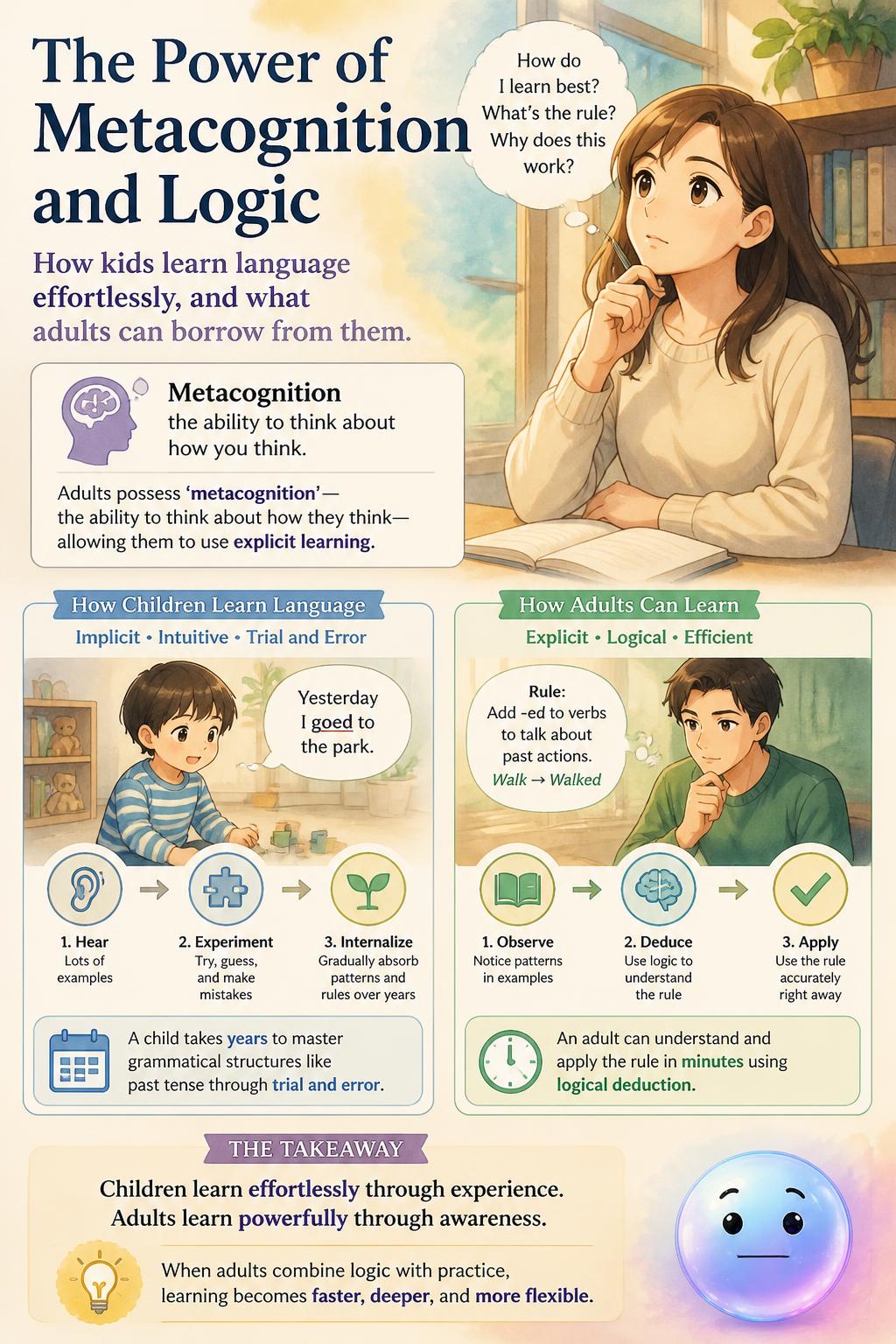 The power of metacognition and logic