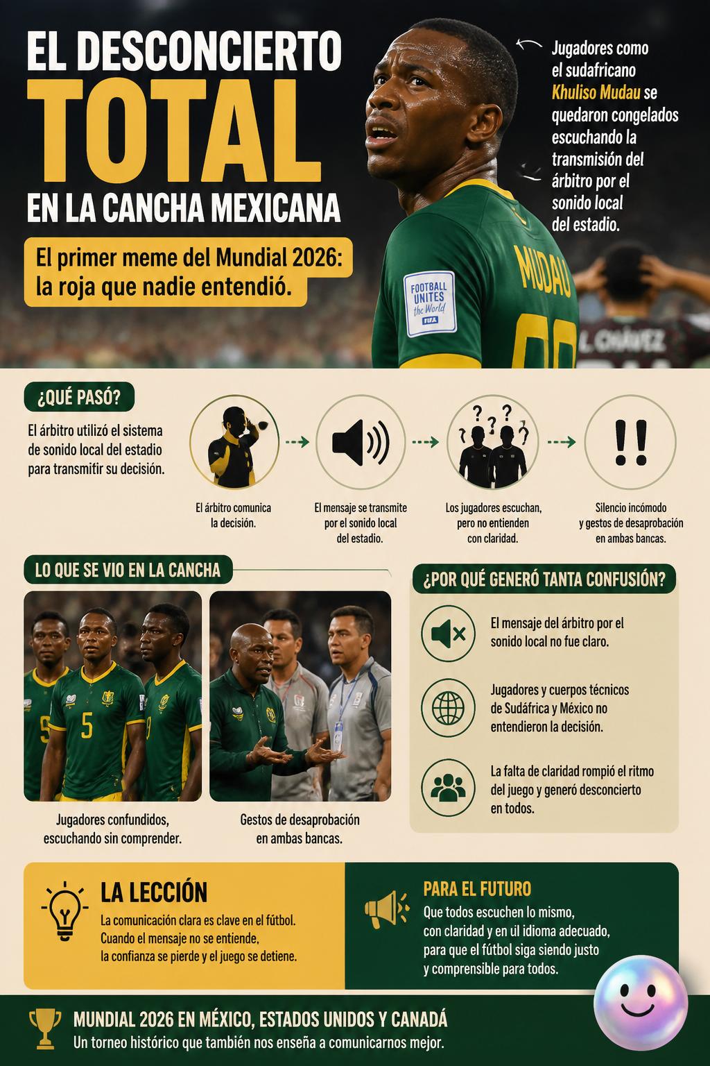 El desconcierto total en la cancha mexicana