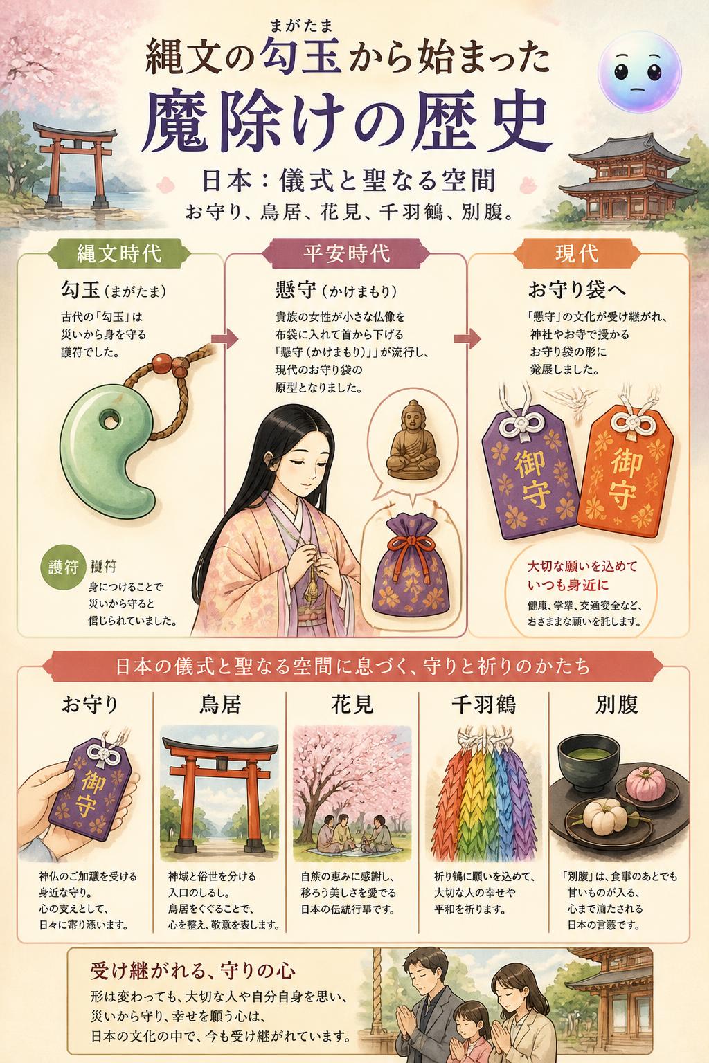 縄文の勾玉から始まった魔除けの歴史
