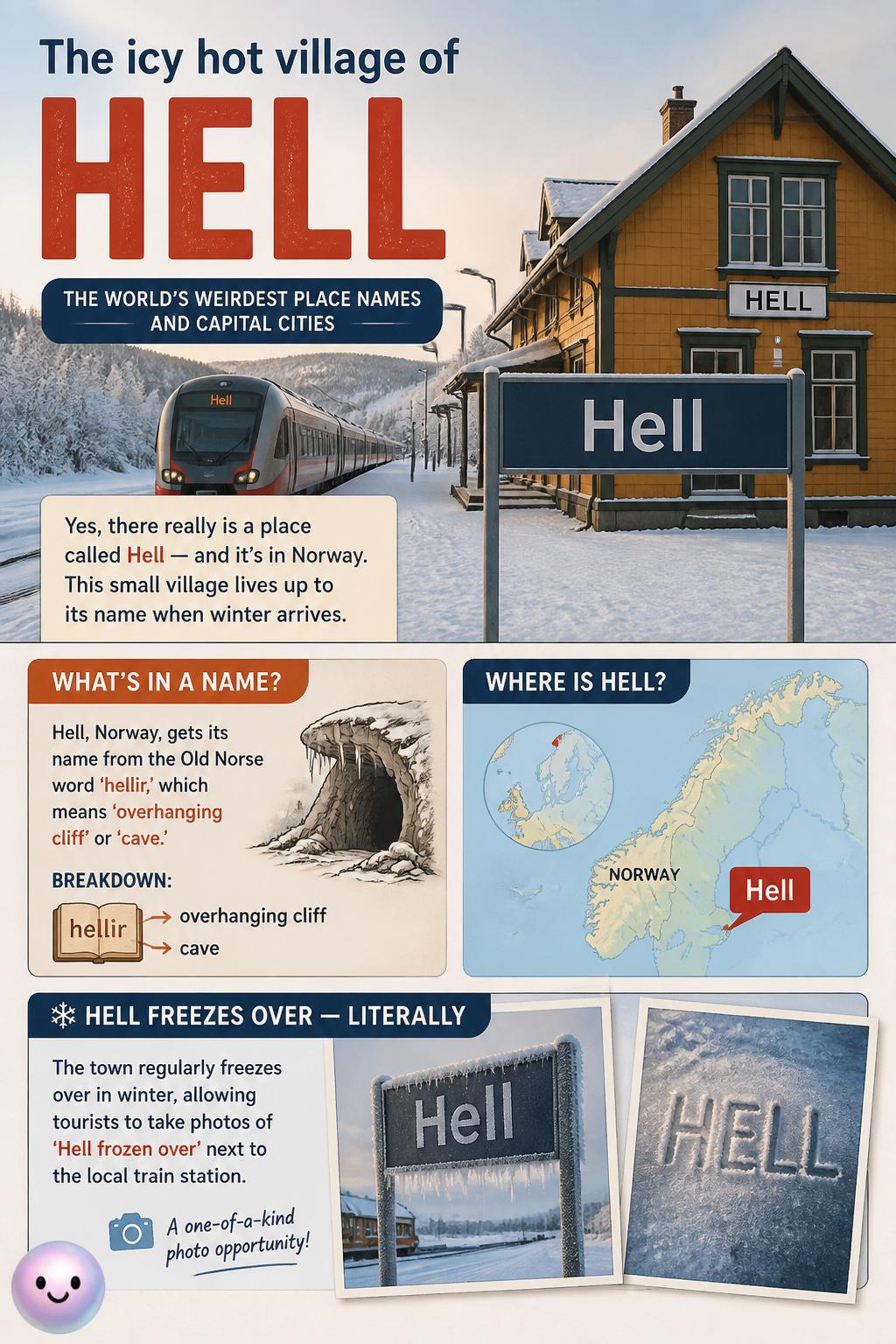The icy hot village of Hell