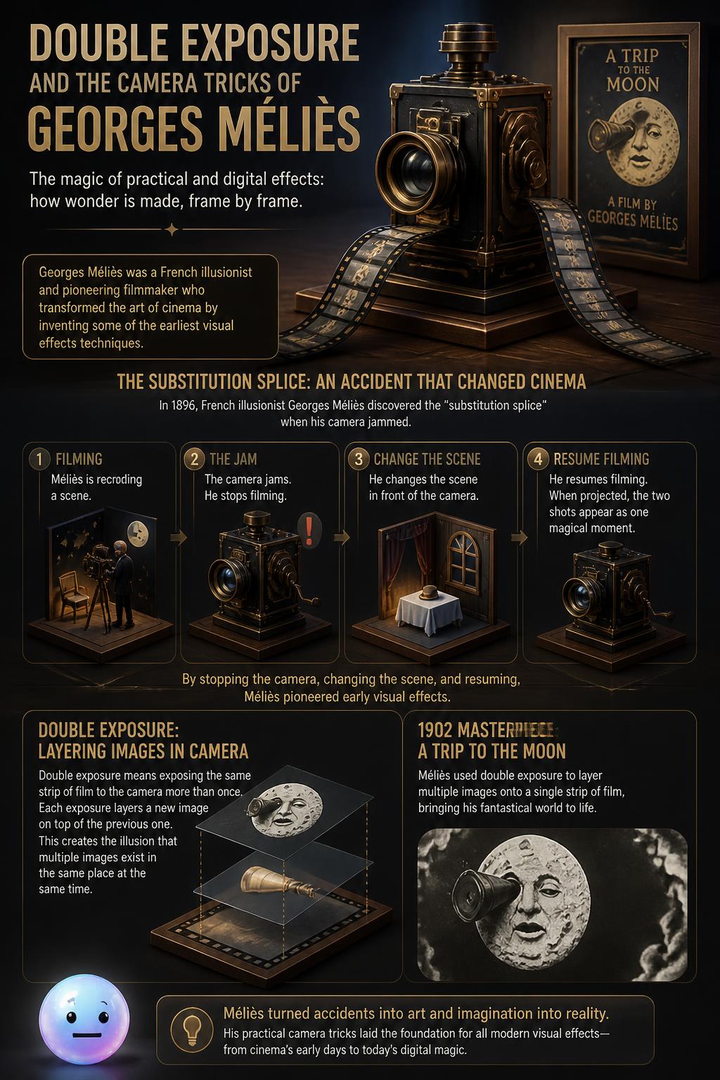 Double exposure and the camera tricks of Georges Méliès