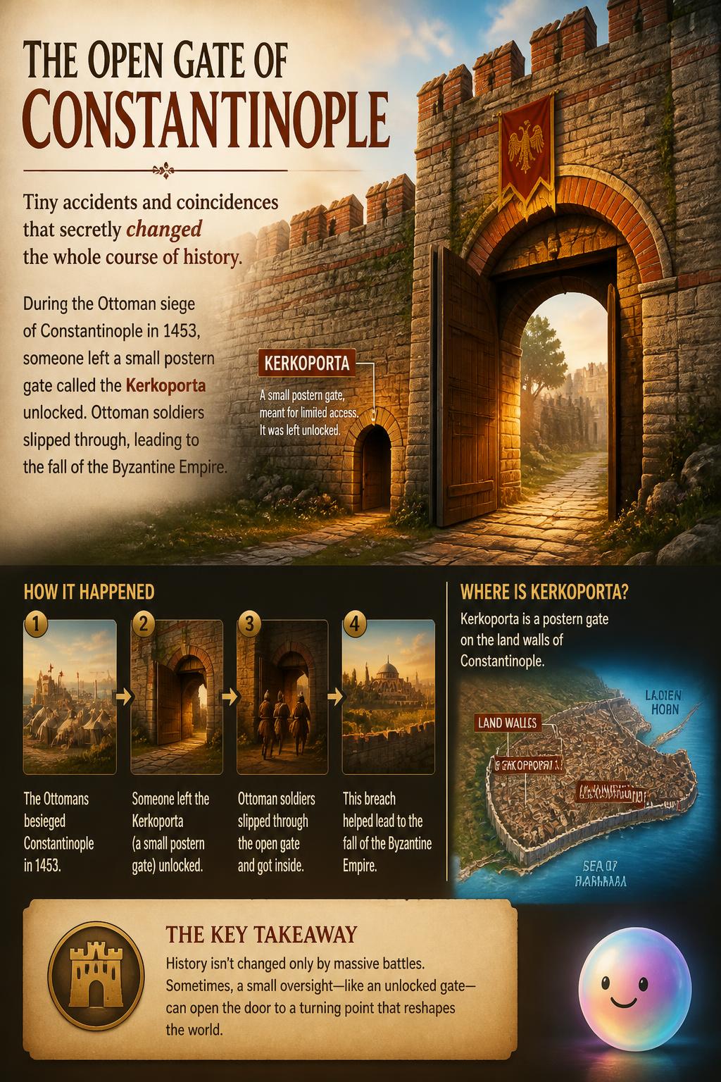The open gate of Constantinople