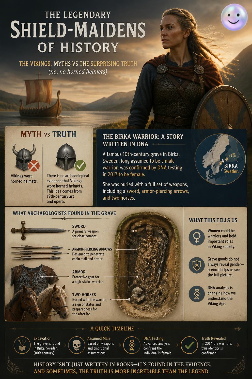 The legendary shield-maidens of history