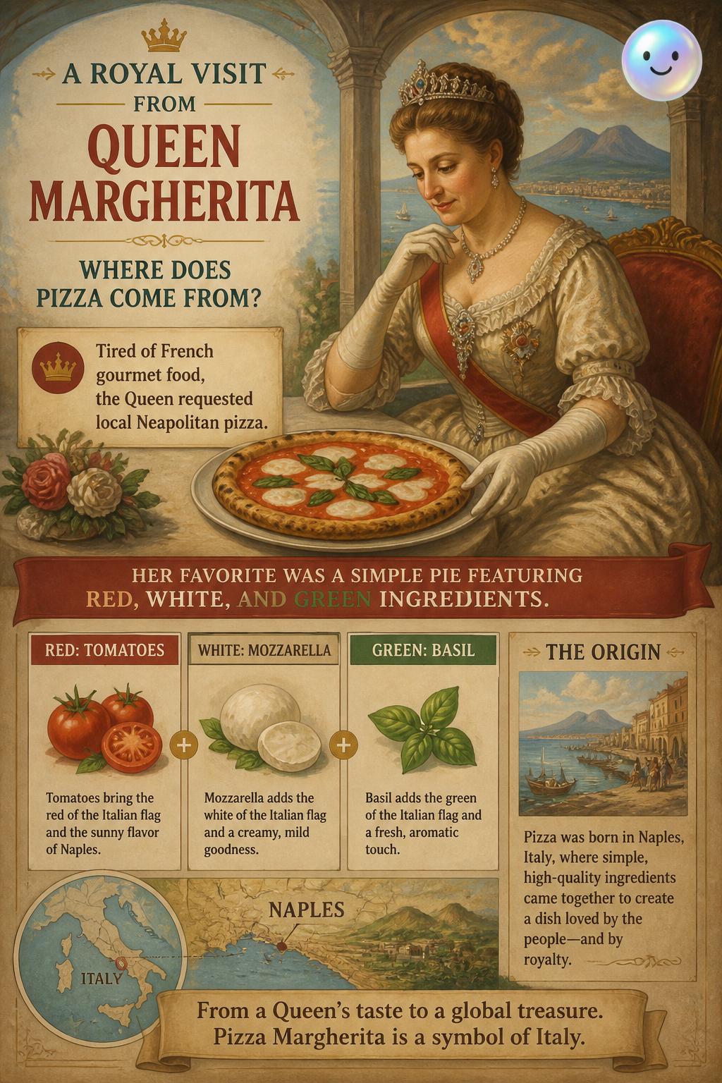 A royal visit from Queen Margherita