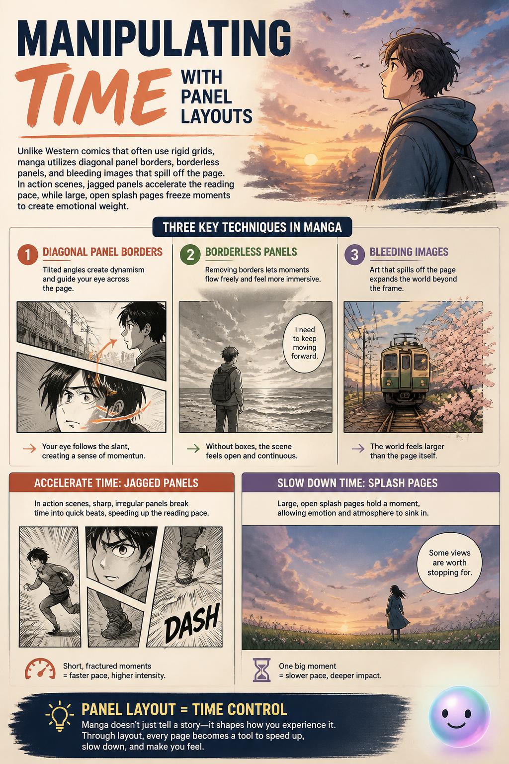 Manipulating time with panel layouts