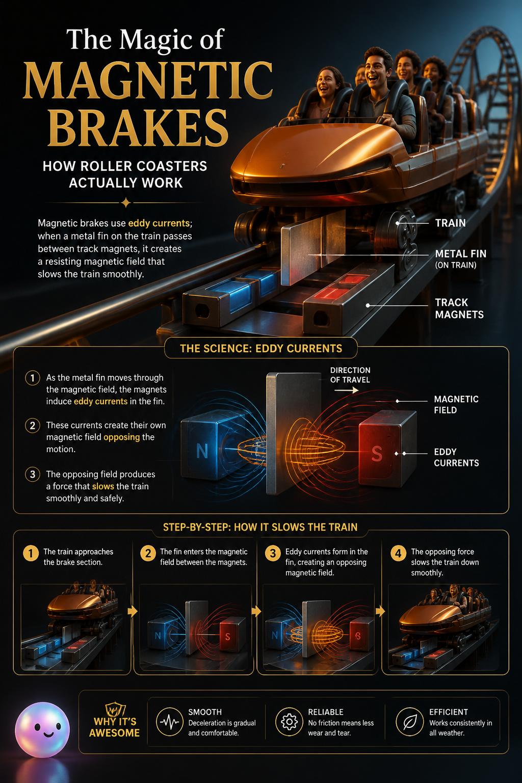 The magic of magnetic brakes