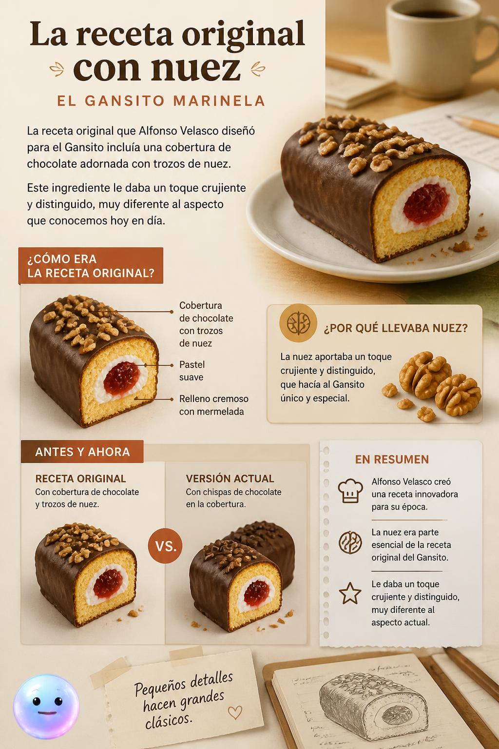 La receta original con nuez