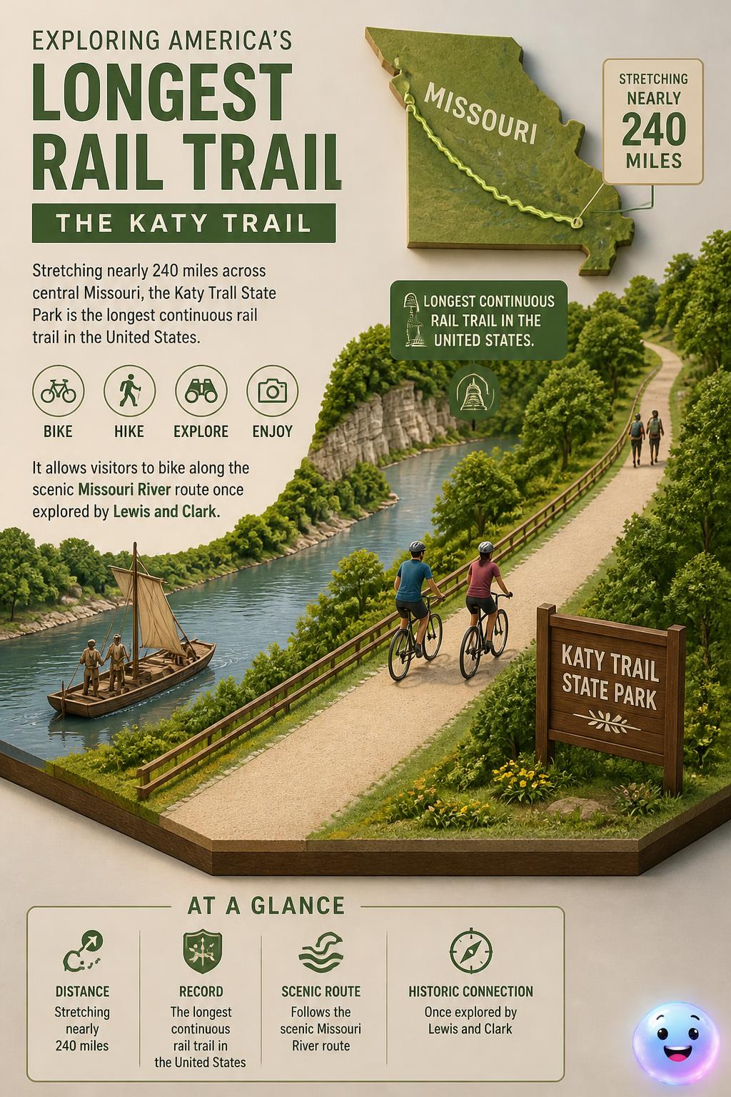 Exploring America’s longest rail trail