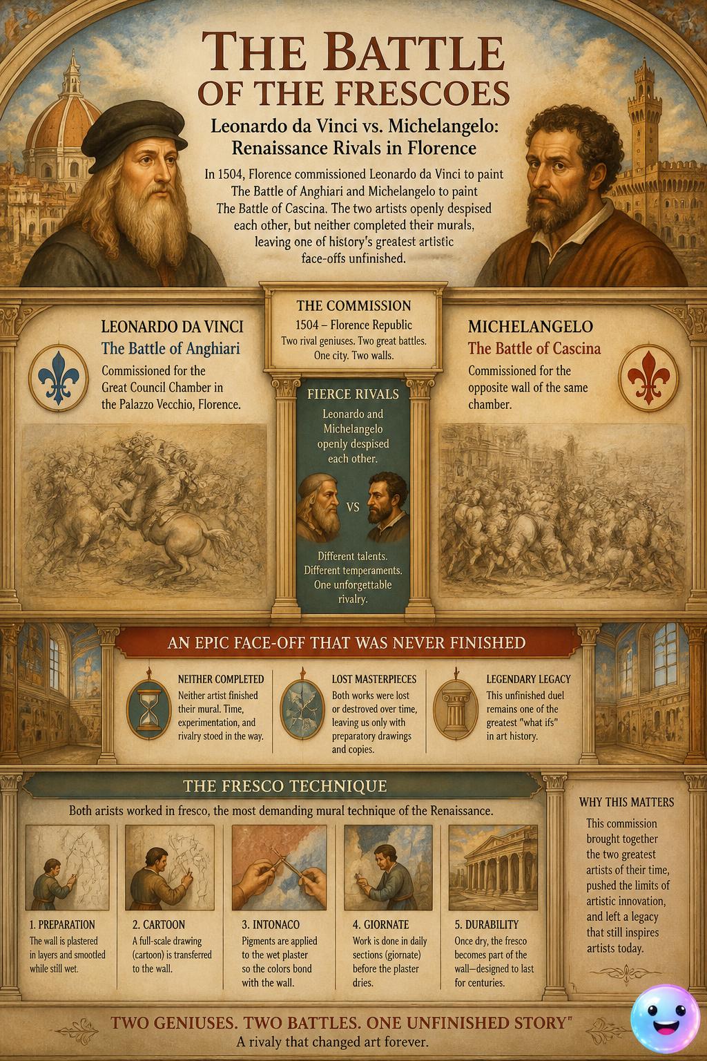 The battle of the frescoes