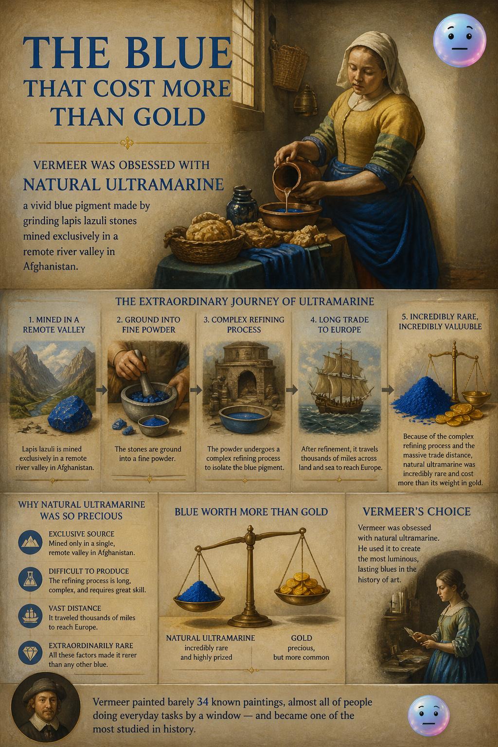 Vermeer's Blue Paint: More Expensive Than Gold