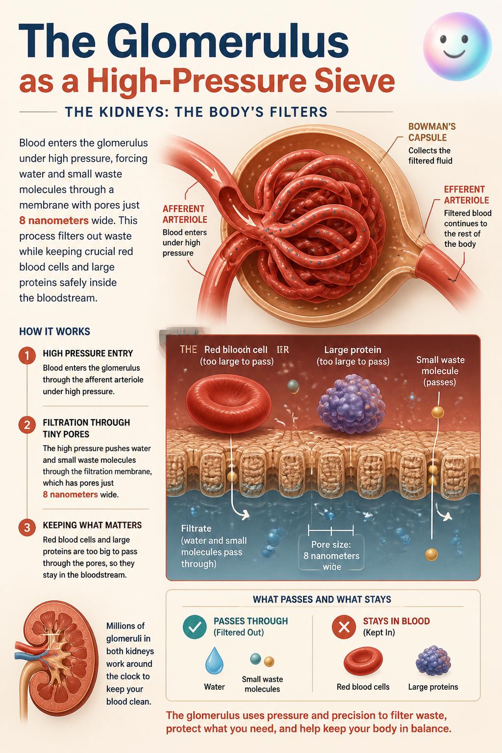 The glomerulus as a high-pressure sieve