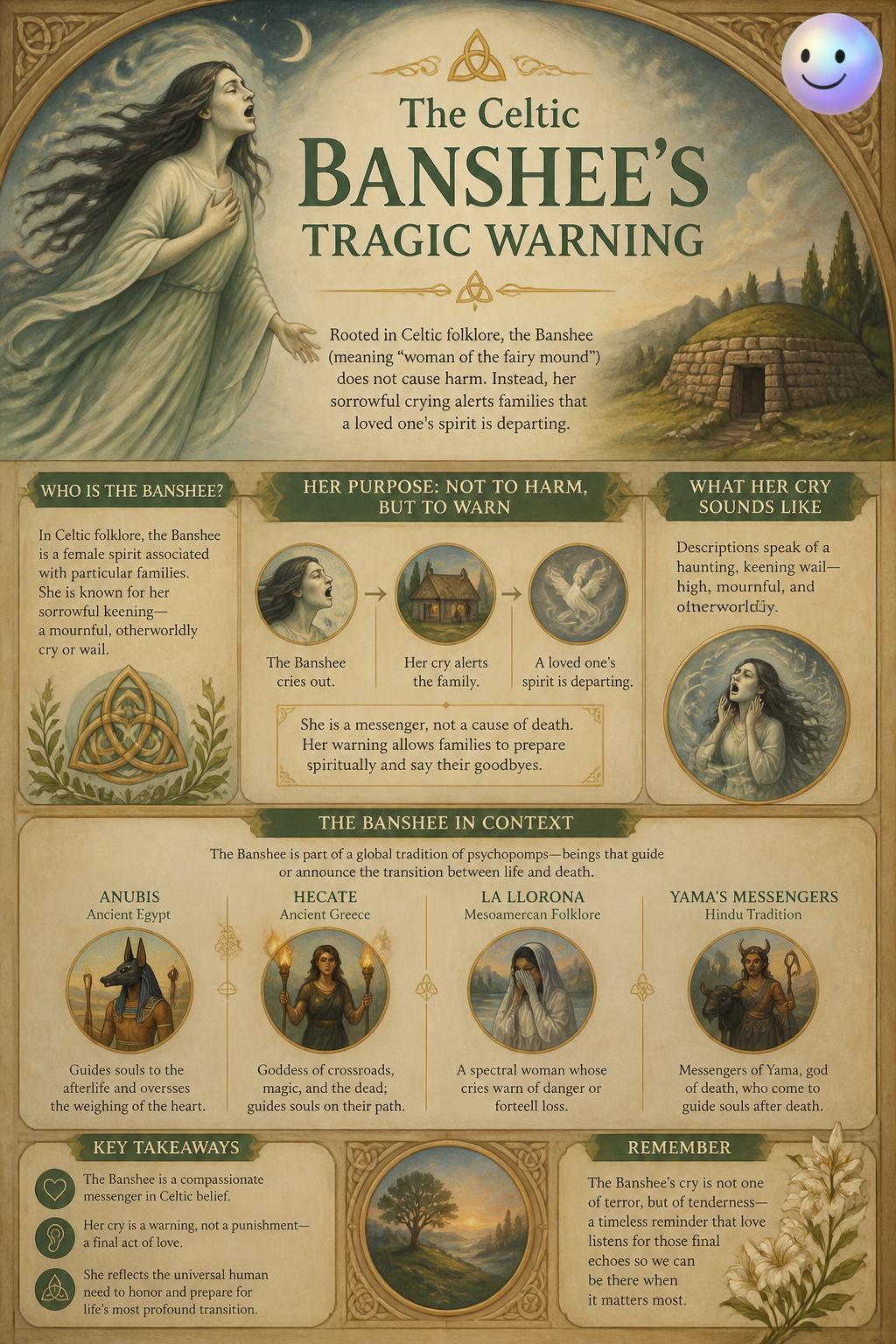 The Celtic Banshee's tragic warning