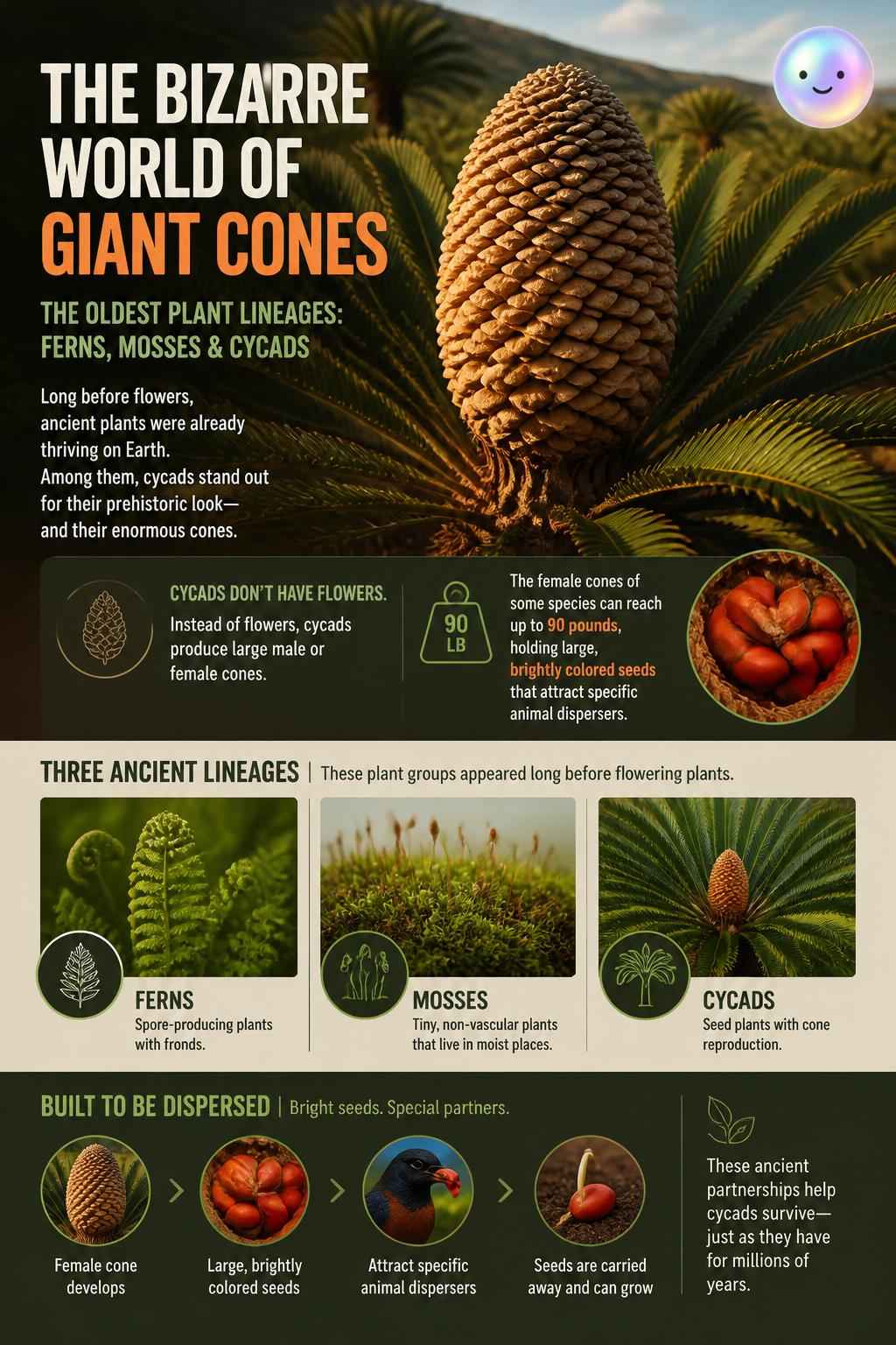 The bizarre world of giant cones