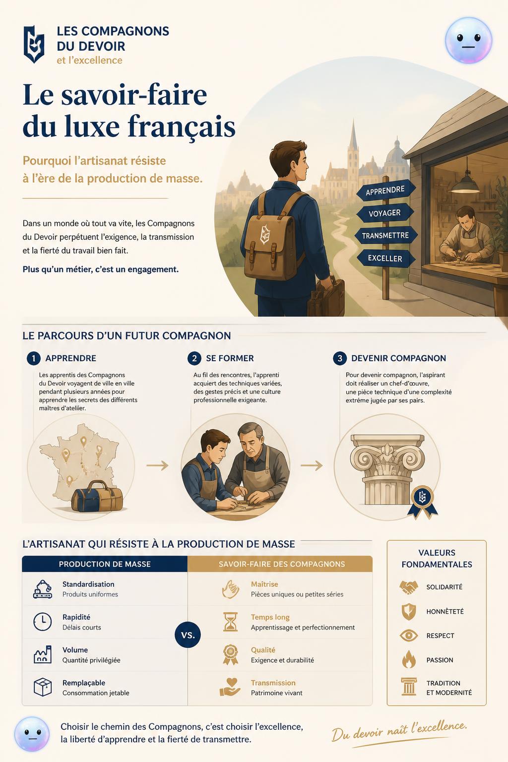 Les Compagnons du Devoir et l'excellence