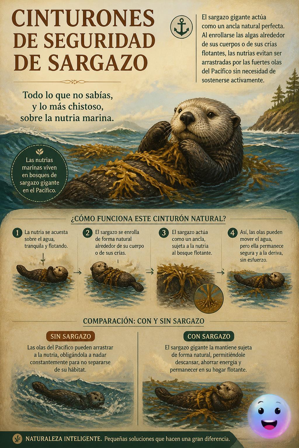 Cinturones de seguridad de sargazo