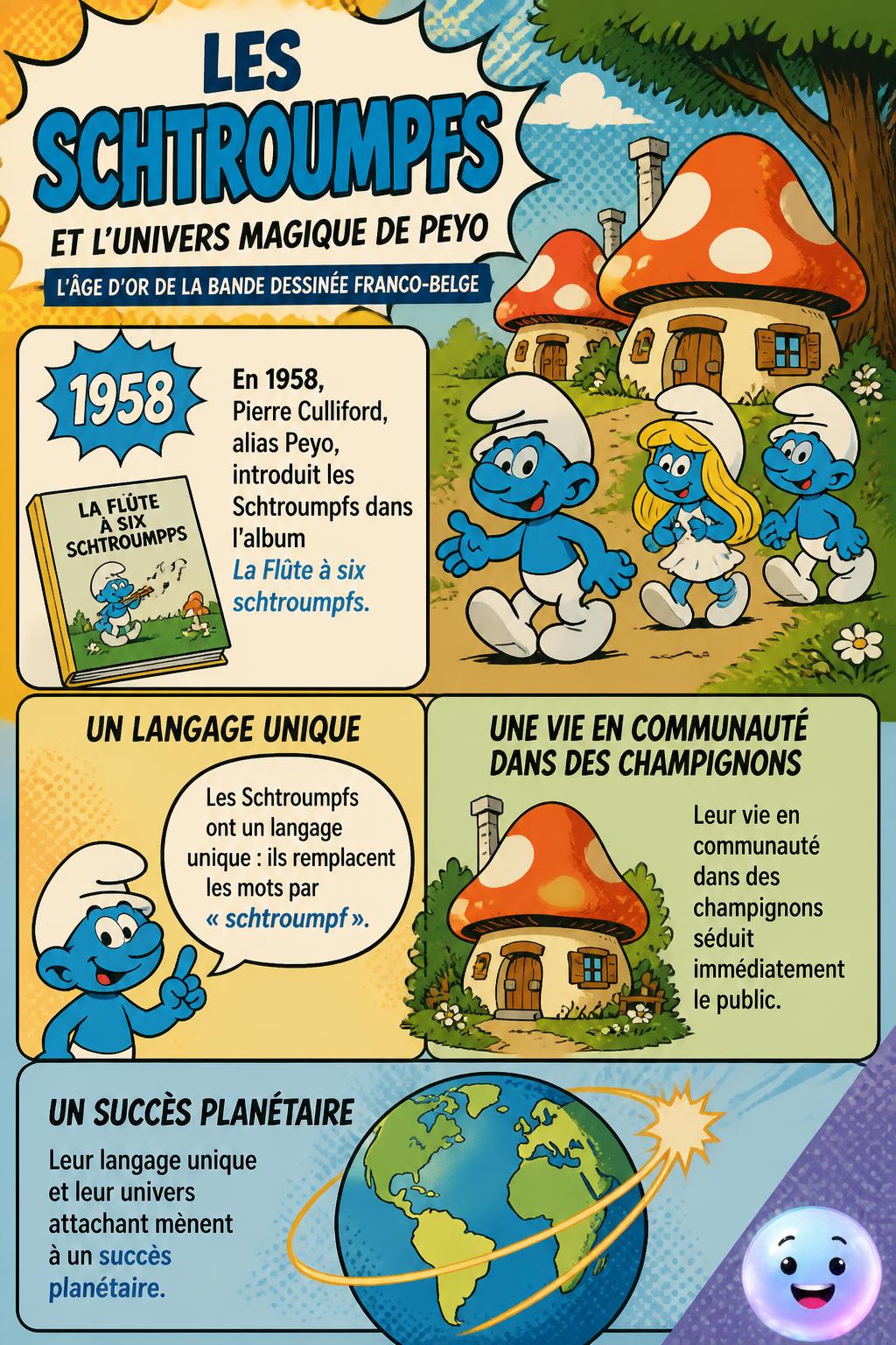Les Schtroumpfs et l'univers magique de Peyo