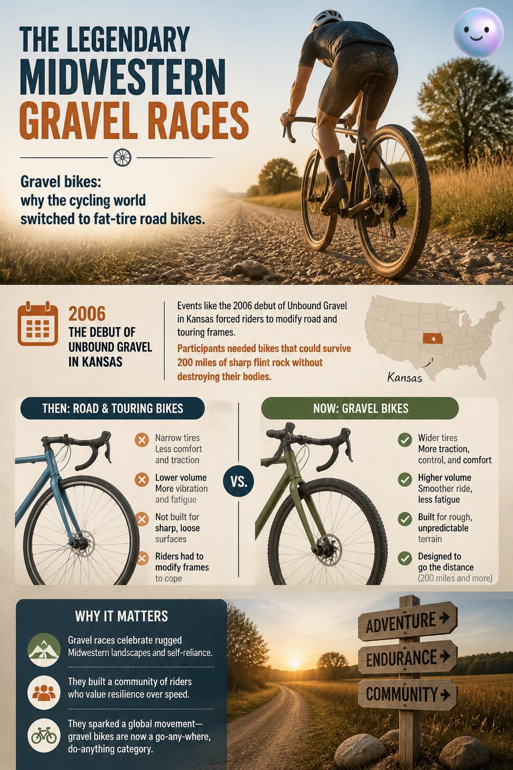 The legendary Midwestern gravel races