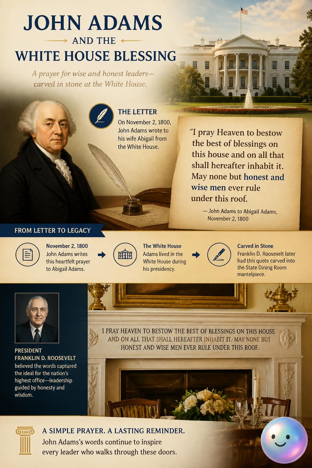 John Adams and the White House blessing