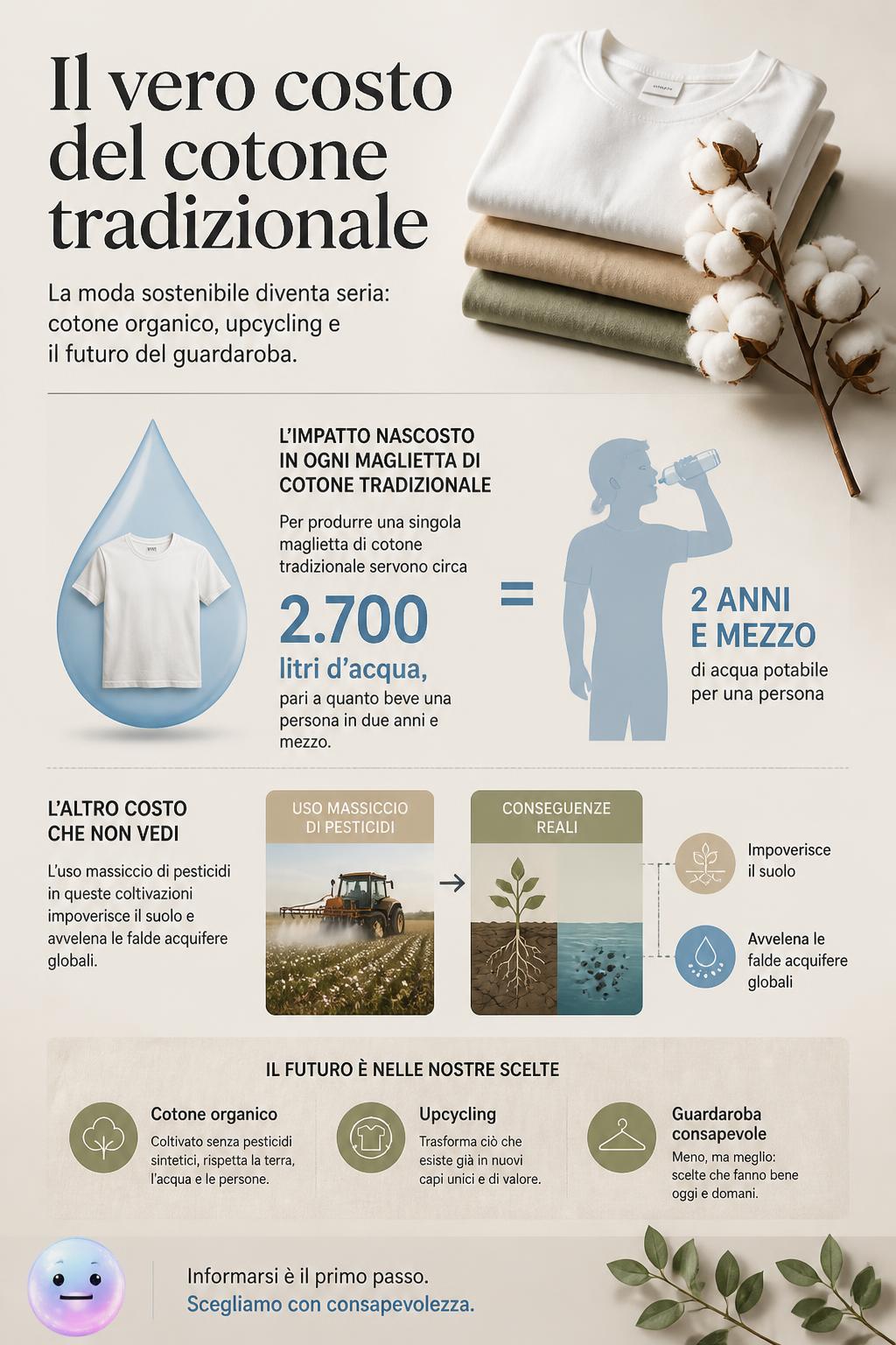 Il vero costo del cotone tradizionale