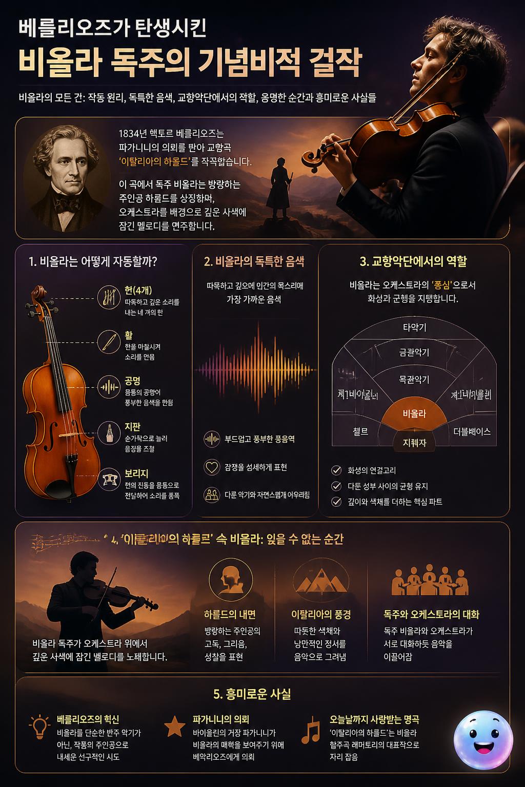 베를리오즈가 탄생시킨 비올라 독주의 기념비적 걸작
